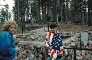 Calamity Jane and Wild Bill Hicock graves in Deadwood