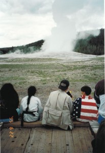 Waiting for Old Faithful